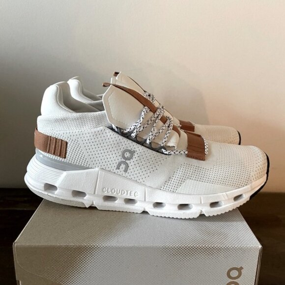 Oncloud Cloudnova Women's Sneakers White/Pearl - Picture 1 of 5